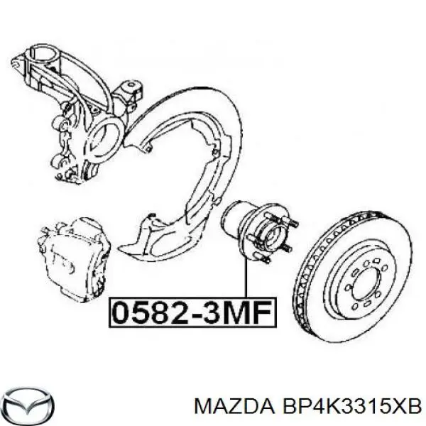 Buje de rueda Mazda BP4K3315XB