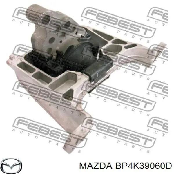 BP4K39060D Mazda soporte de motor derecho