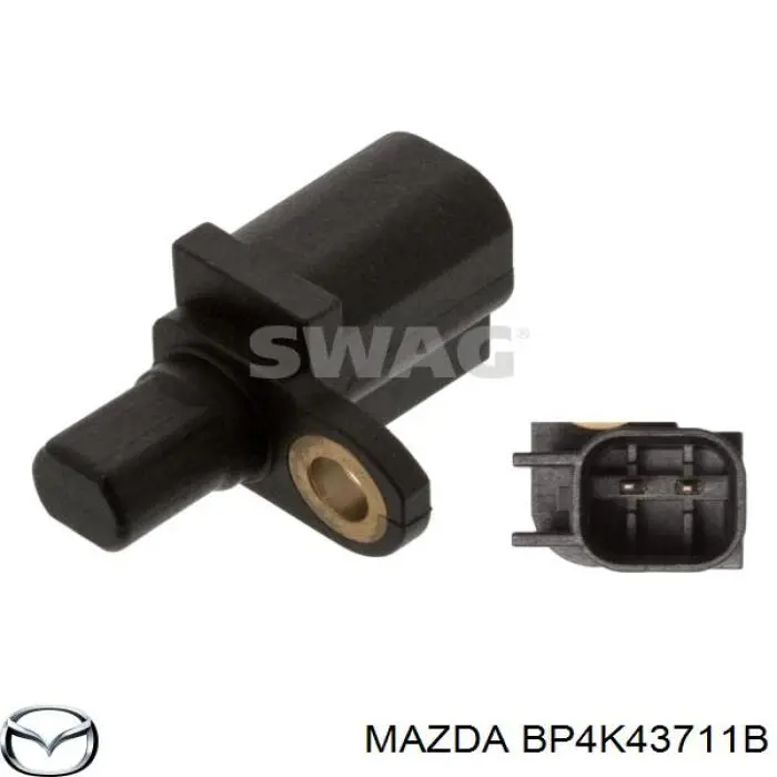 BP4K43711B Mazda sensor abs trasero