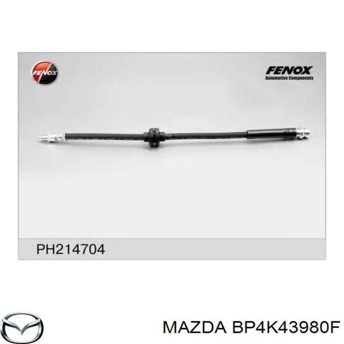 Latiguillos de freno delantero Mazda BP4K43980F precio, desde 13,14 EUR