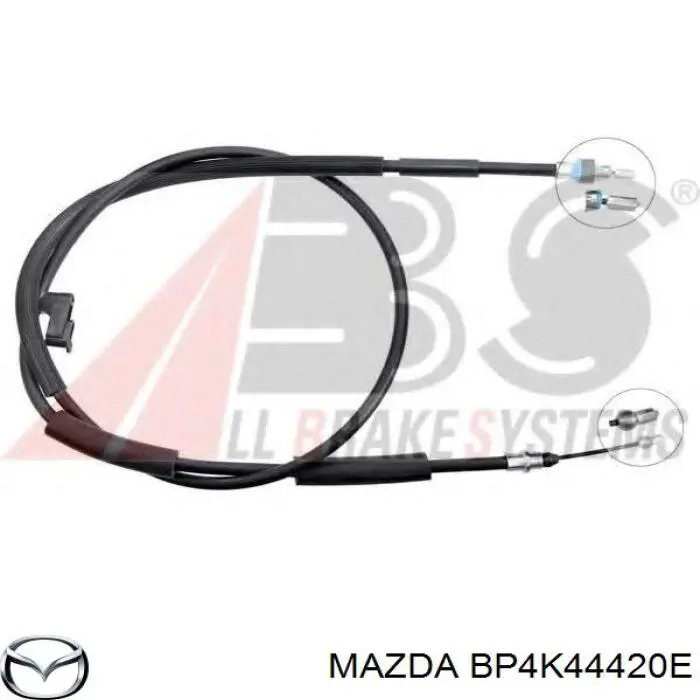 Comprar BP4K44420E Mazda Cable de freno de mano trasero izquierdo