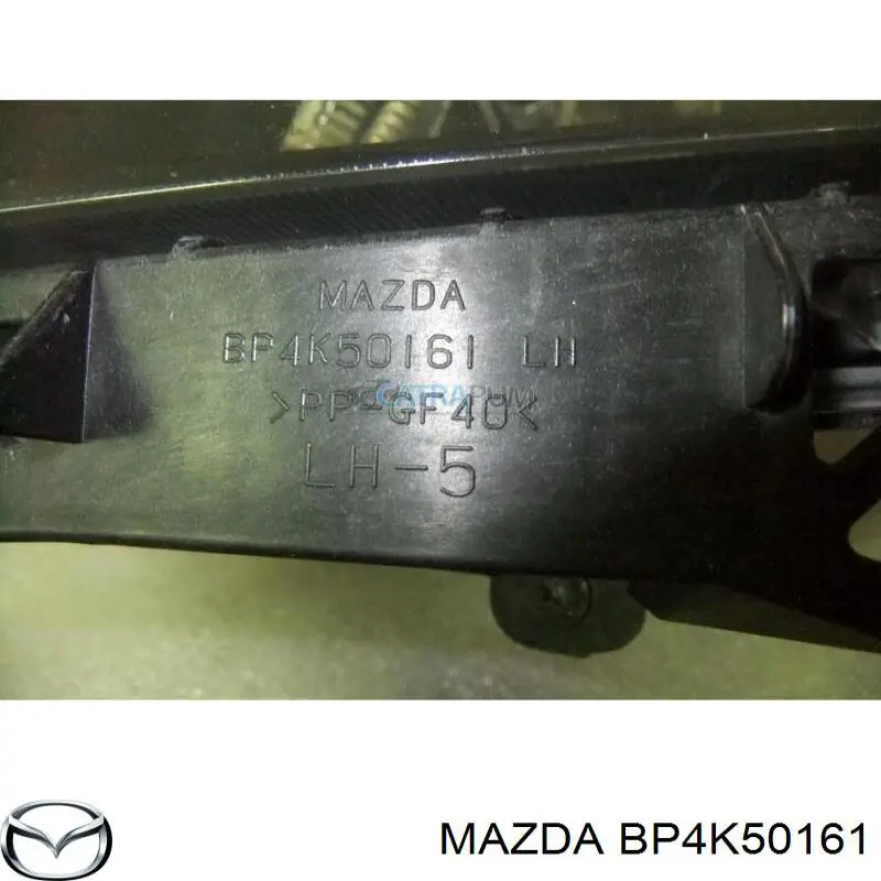 Soporte de guía para parachoques delantero, izquierdo Mazda 3 (BK14)