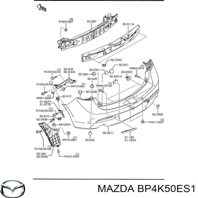 Comprar BP4K50ES1 Mazda 