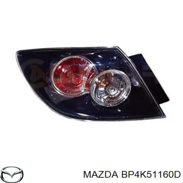 Comprar BP4K51180D Mazda Piloto trasero exterior izquierdo