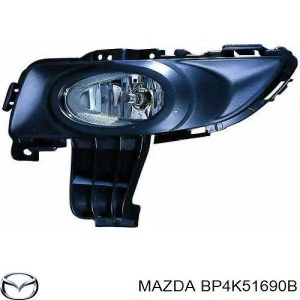 Luz antiniebla izquierda para Mazda 3 (BK14)