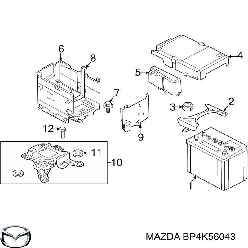 BP4K56043 Mazda