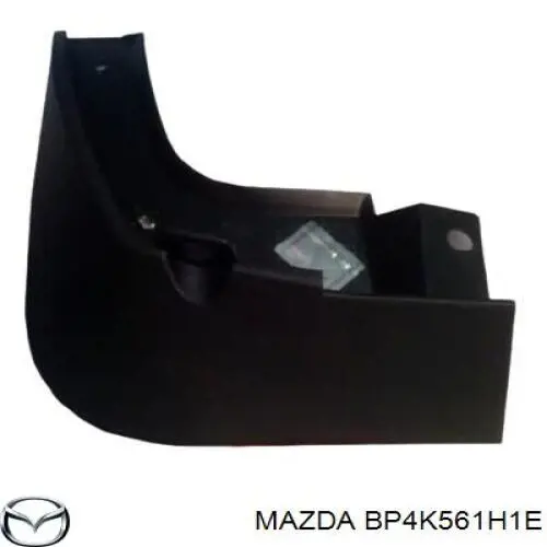 Guardabarros interior, aleta trasera, derecho para Mazda 3 (BK14)