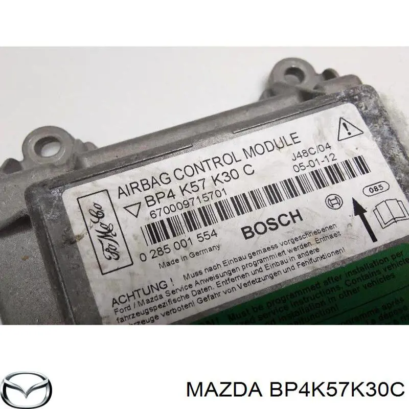 Módulo de control de airbag Mazda BP4K57K30C precio, desde 68,24 EUR
