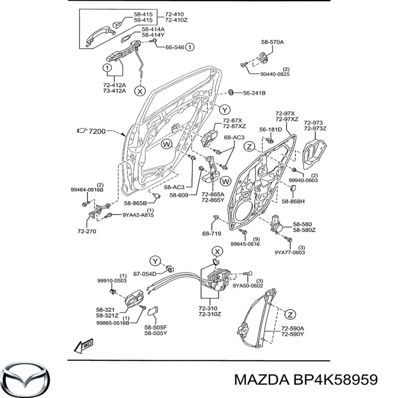  Mazda BP4K58959 precio, desde  
