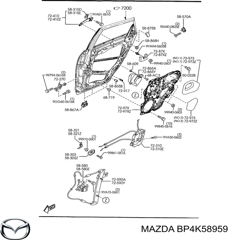 Comprar BP4K58959 Mazda 