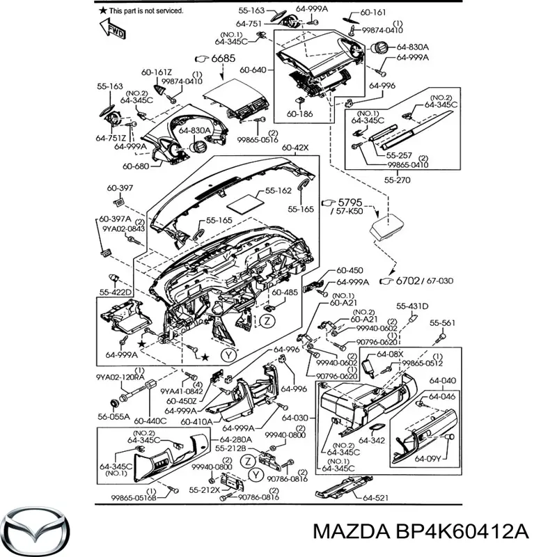  Mazda BP4K60412A precio, desde  
