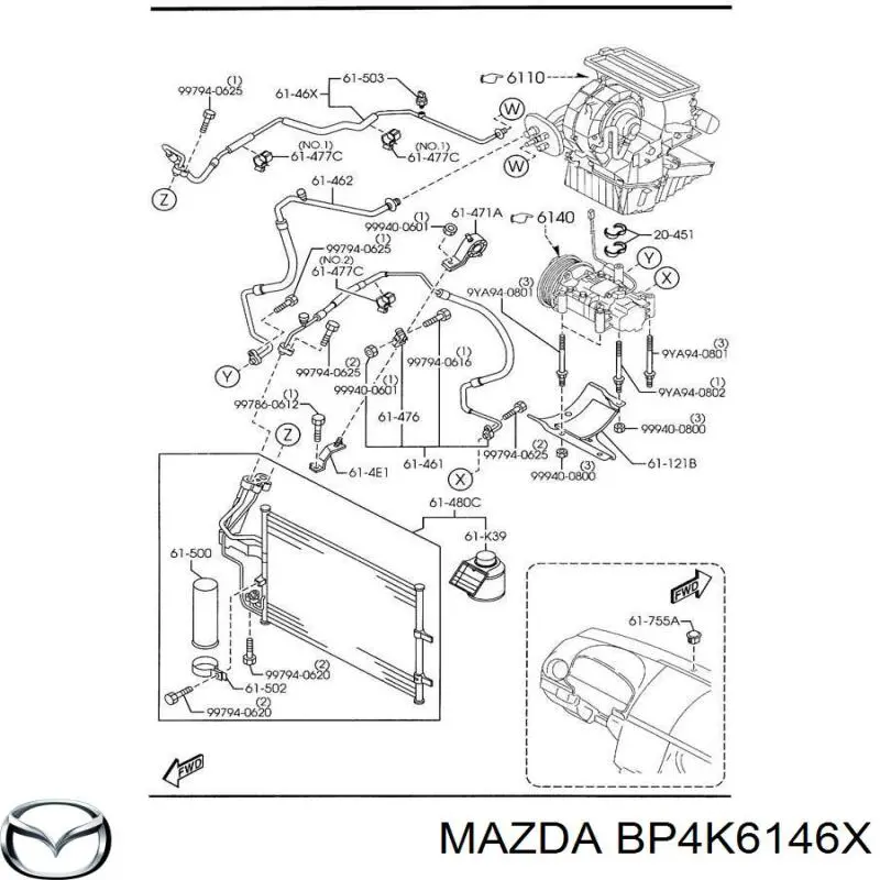  Mazda BP4K6146X precio, desde 138,01 EUR