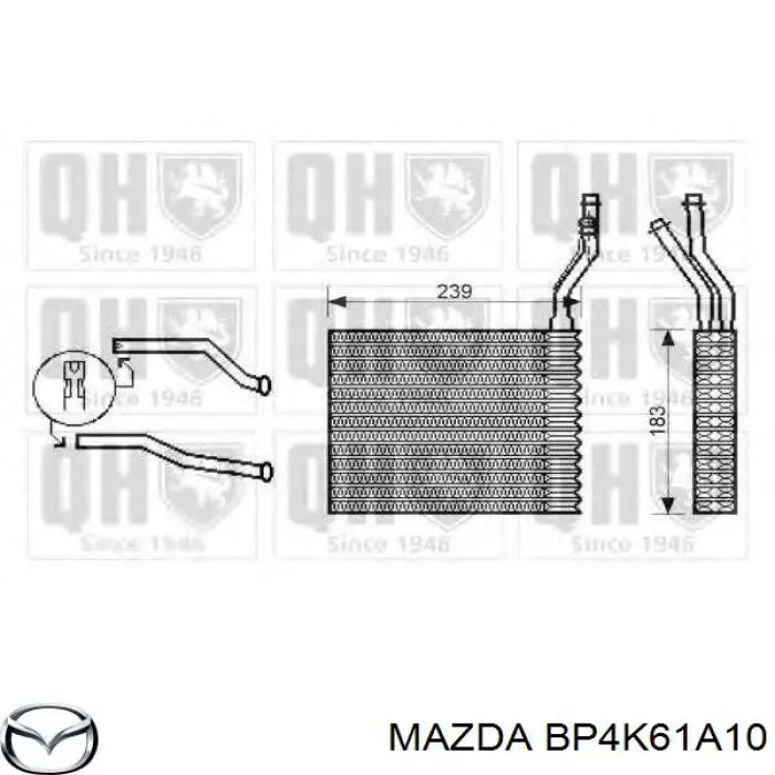 Comprar BP4K61A10 Mazda Radiador calefacción