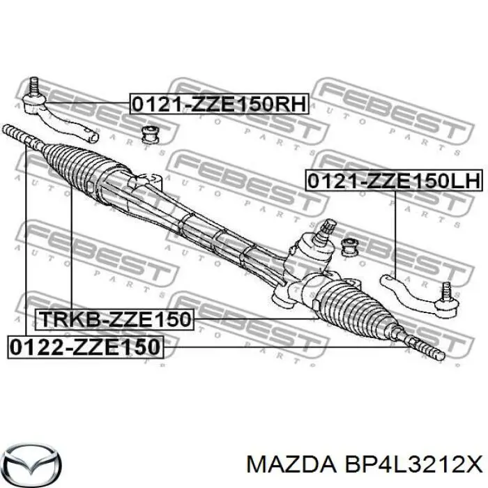 Guardapolvo de dirección Mazda BP4L3212X precio, desde 9,44 EUR