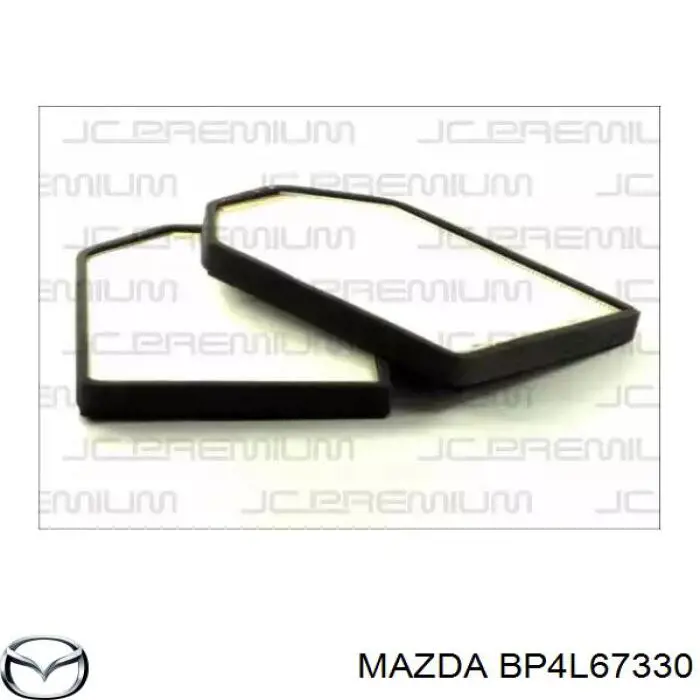 BP4L67330 Mazda limpiaparabrisas de luna delantera copiloto