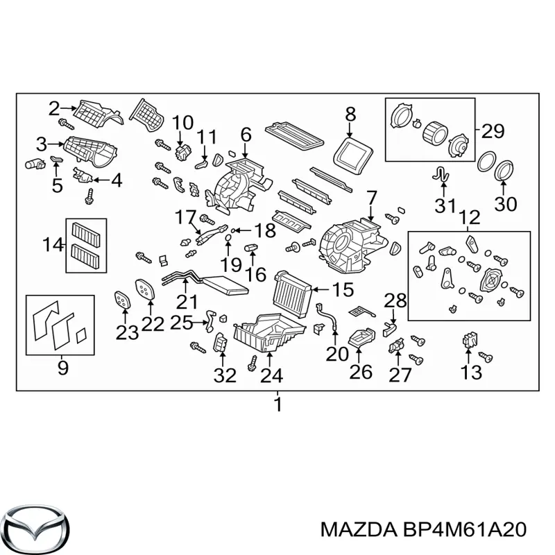 BP4M61A20 Mazda