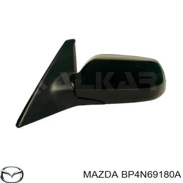 BP4N69180A Mazda Espejo retrovisor izquierdo
