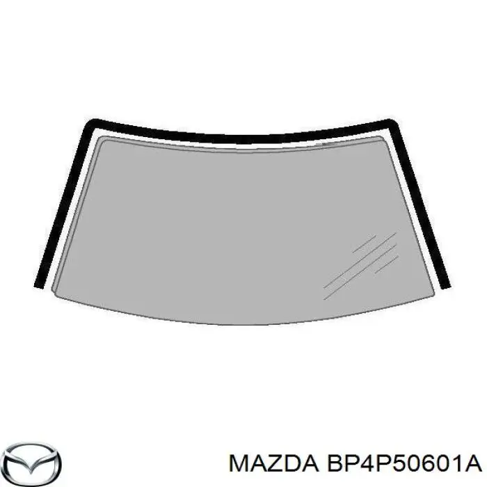 BP4P50601A Mazda moldura de parabrisas