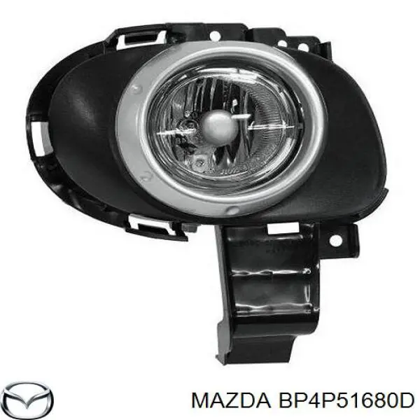 BP4P51680E Mazda faro antiniebla derecho