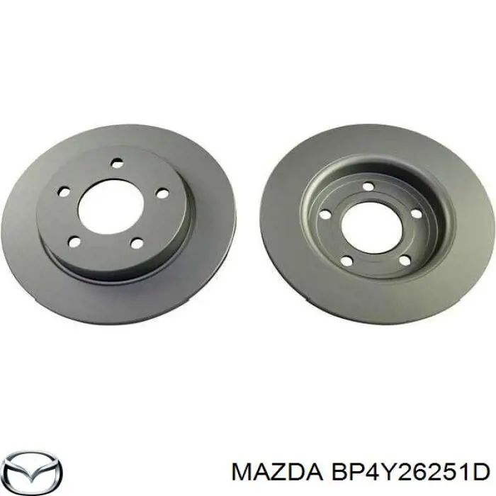 BP4Y26251D Mazda disco de freno trasero