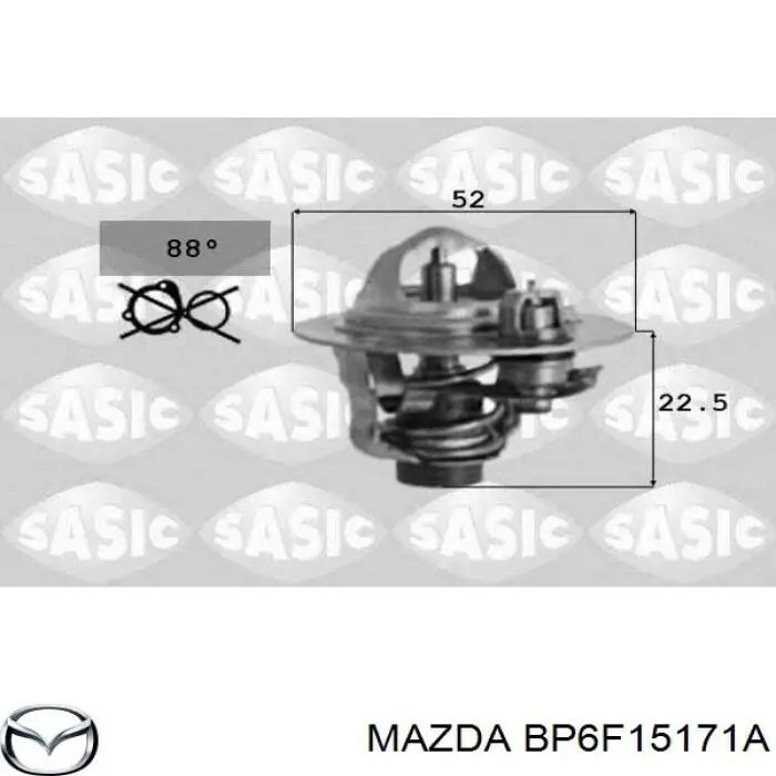 BP6F15171A Mazda termostato