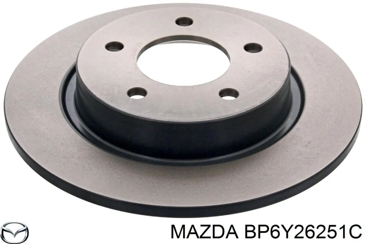 BP6Y26251C Mazda disco de freno trasero