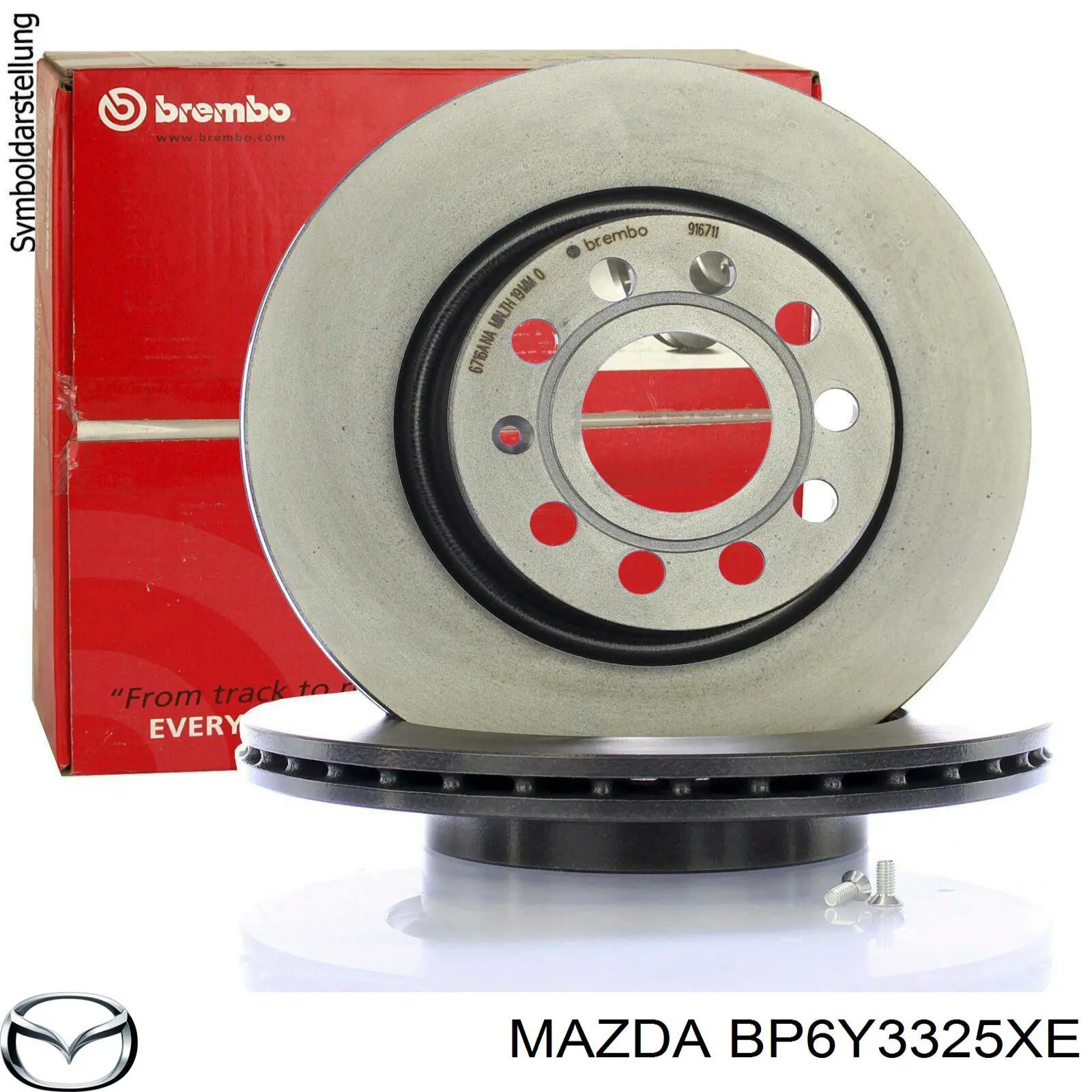 Comprar BP6Y3325XE Mazda Freno de disco delantero