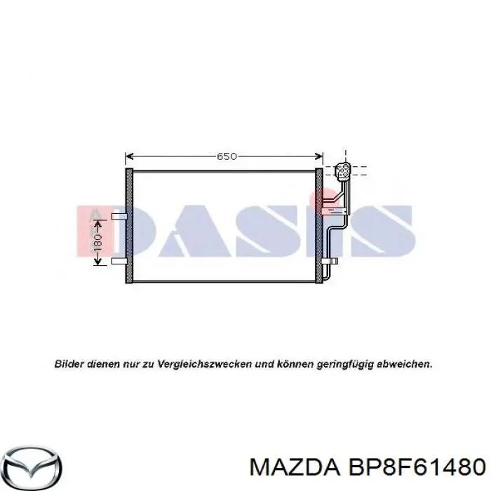Aire acondicionado capacitor Mazda BP8F61480 precio, desde 66,79 EUR