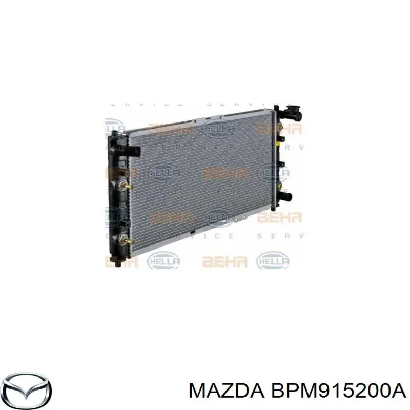 BPM915200B Mazda radiador refrigeración del motor