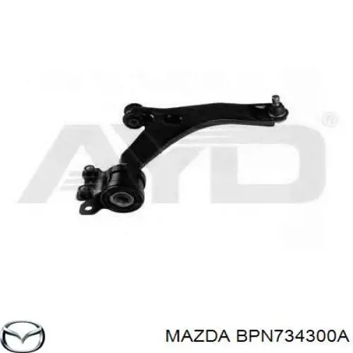 BPN734300A Mazda barra oscilante, suspensión de ruedas delantera, inferior derecha