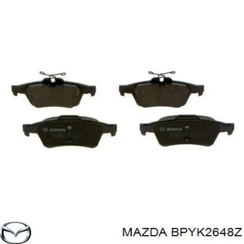 BPYK2648Z Mazda pastillas de freno traseras