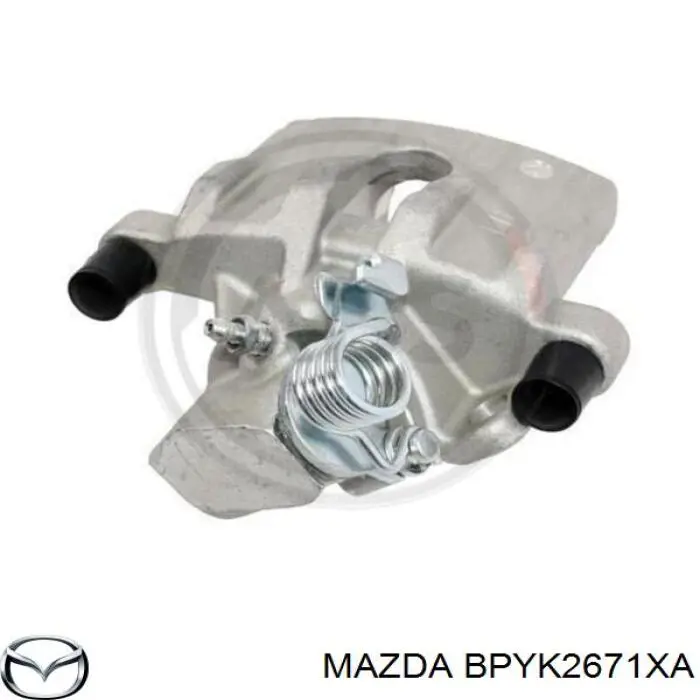 BPYK2671XA Mazda pinza de freno trasera izquierda
