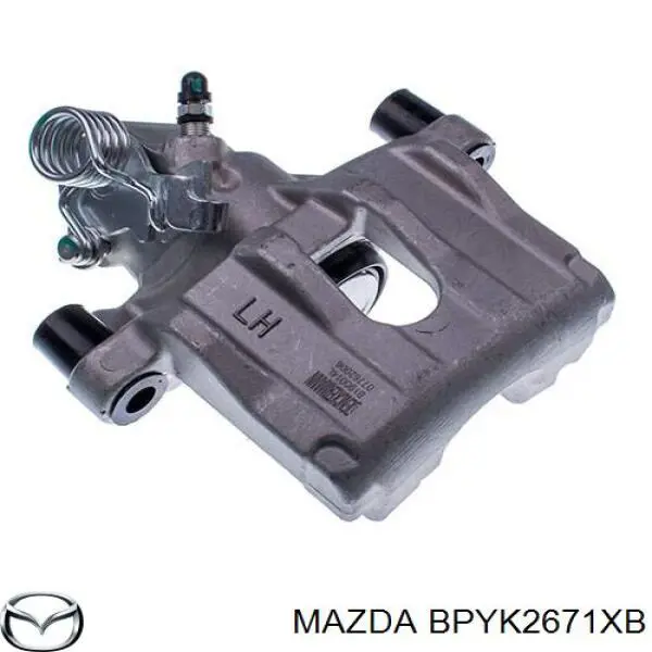 Pinza de freno trasera izquierda BPYK2671XB Mazda