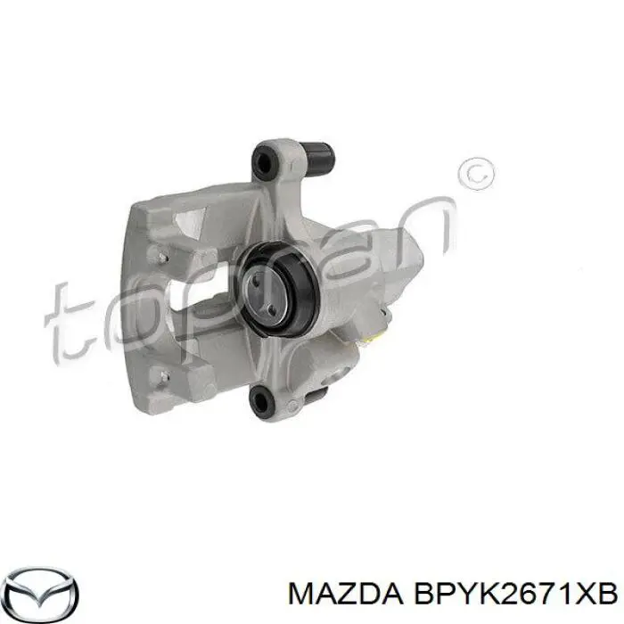 Pinza de freno trasera izquierda Mazda BPYK2671XB