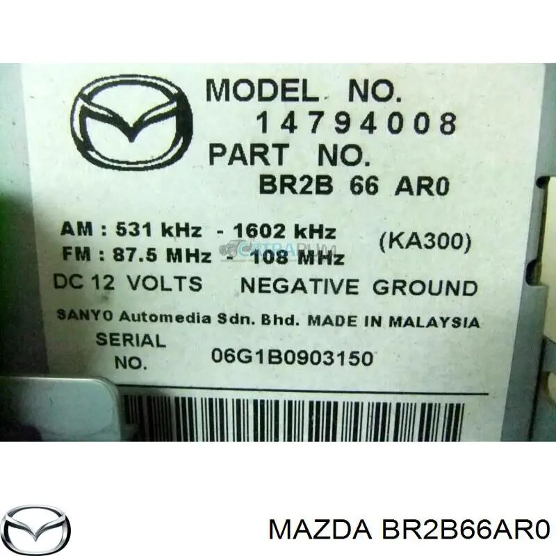 BR2B66AR0 Mazda