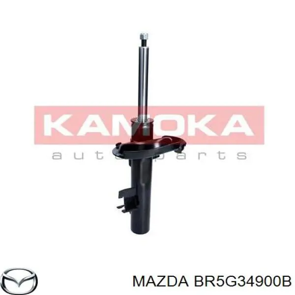 BR5G34900B Mazda amortiguador delantero izquierdo