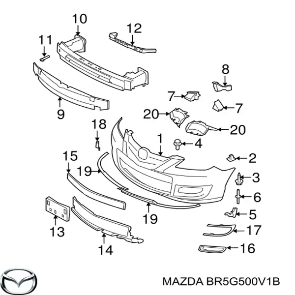 BR5G500V1B Mazda