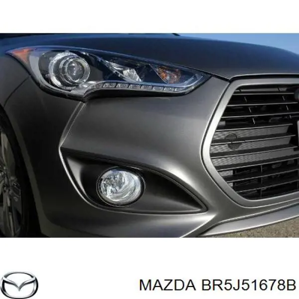 Rejilla de ventilación, parachoques para Mazda 3 (BK12)