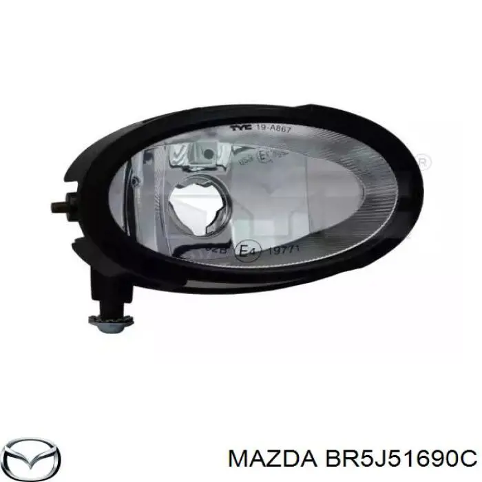 Faro antiniebla izquierdo para Mazda 3 (BK12)