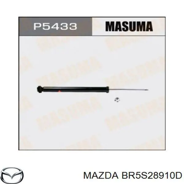 BR5S28910D Mazda amortiguador trasero