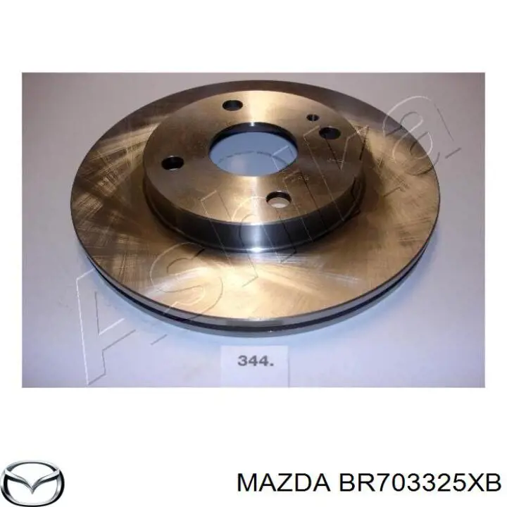 BR703325XB Mazda disco de freno delantero