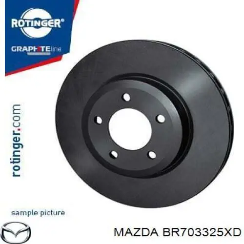 Freno de disco delantero Mazda 323 BG
