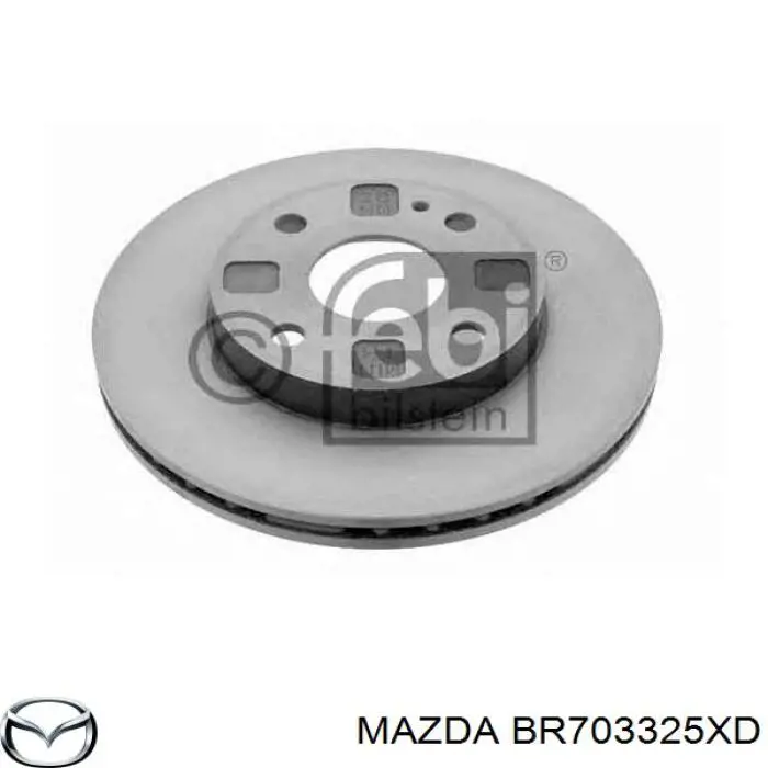 Freno de disco delantero Mazda 323 BG