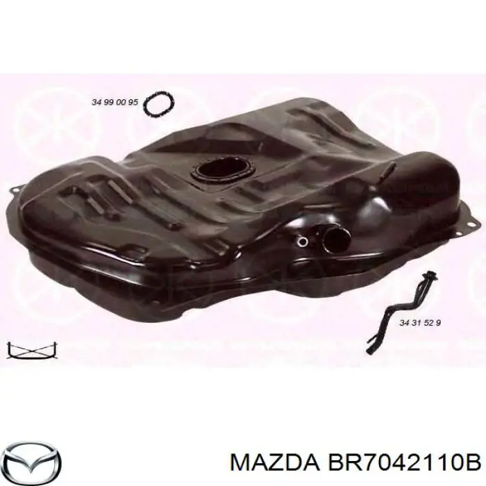 BR7042110B Mazda depósito de combustible