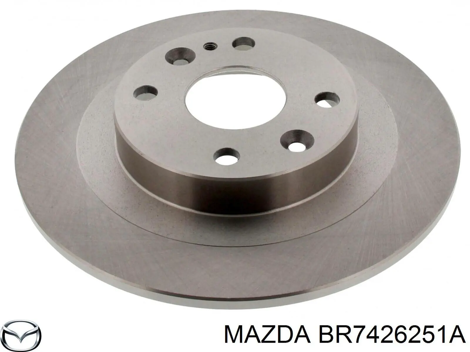 Disco de freno trasero Mazda 323 BG