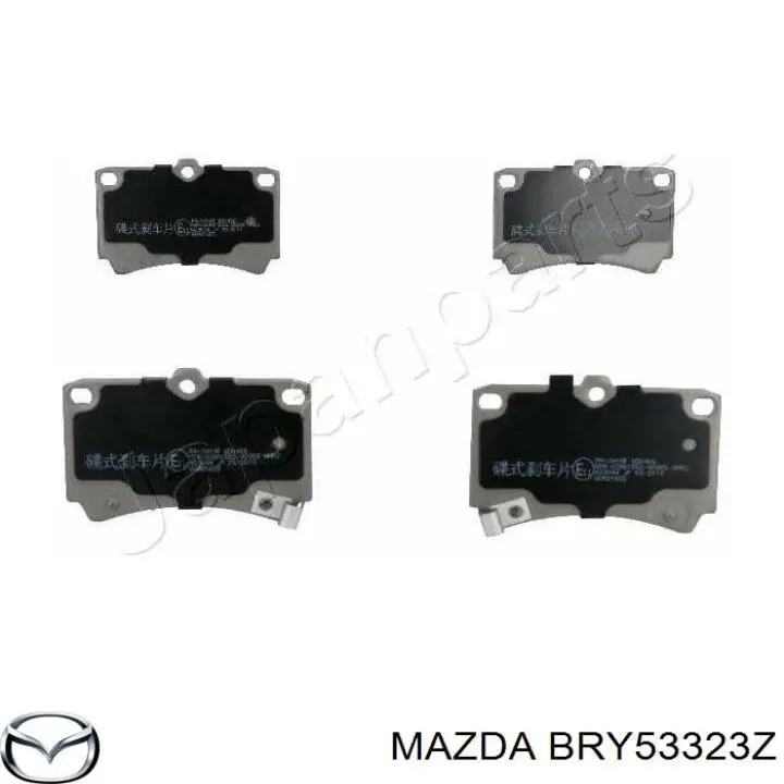 BRY53323Z Mazda pastillas de freno delanteras