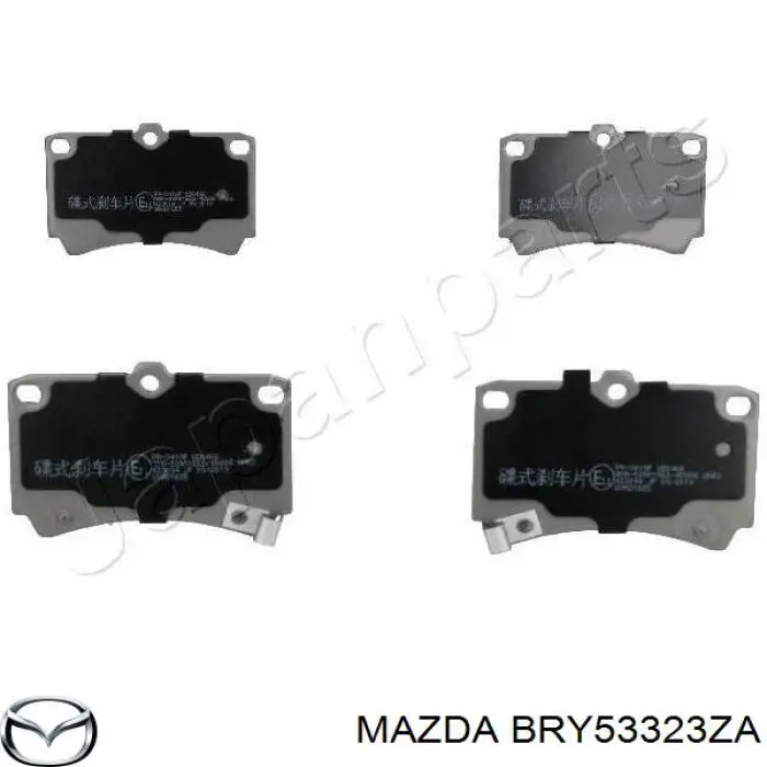 BRY53323ZA Mazda pastillas de freno delanteras