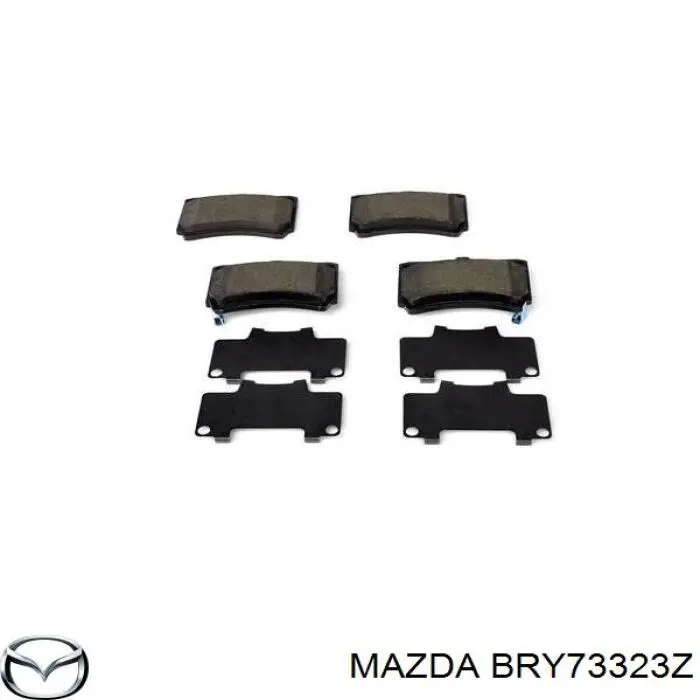 Pastillas de freno delanteras Mazda 323 BA