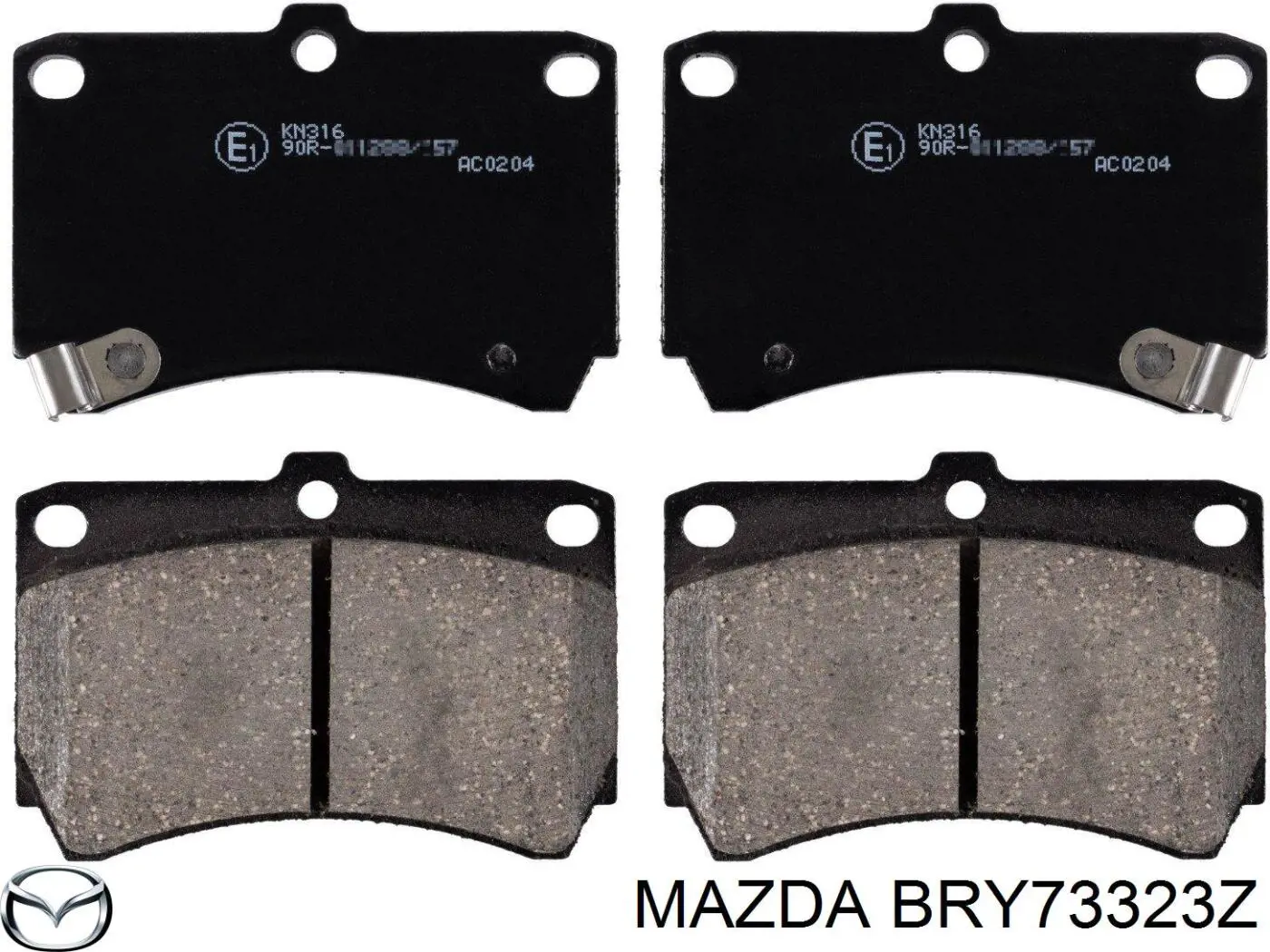 Pastillas de freno delanteras Mazda 323 BA