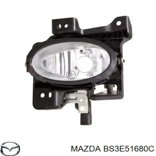 BS3E51680C Mazda faro antiniebla derecho